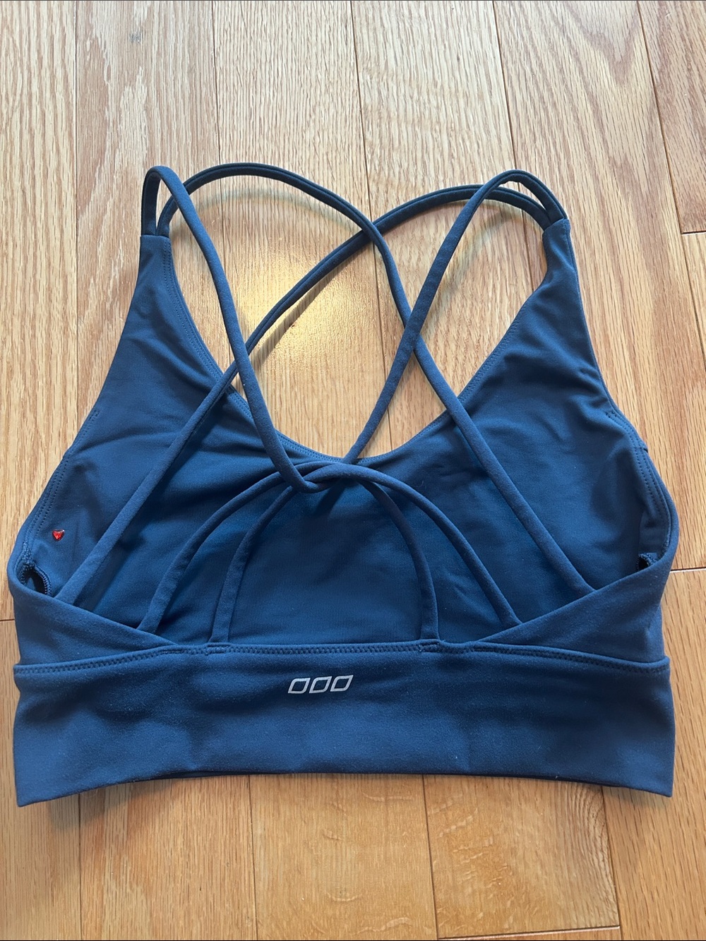 Lorna Jane Strappy Crisscross Sports Bra - Deep Teal